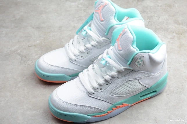 5 Aqua 440892-100 GS Air Jordan Light 0803